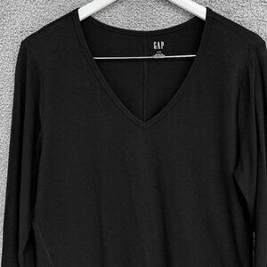 Gap Featherweight Cotton Modal Long Sleeve V-Neck T-Shirt XL